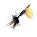 Yakima Bait Worden’s Original Rooster Tail, золото/чорний, 1,77 г, блешня оберталка (вертушка) #10030