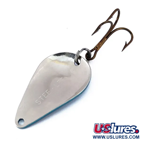  Acme Stee-Lee​, карбований нікель/синій, 14 г, блесна коливалка (колебалка) #10370