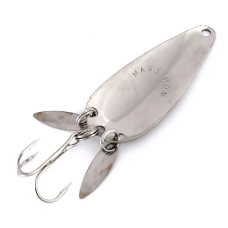 Marathon з пелюстками, карбований нікель, 12 г, блесна коливалка (колебалка) #10044