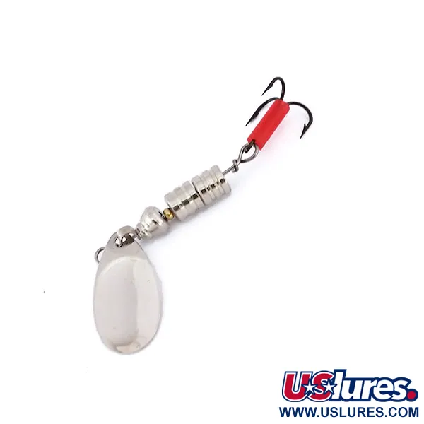  Luhr Jensen Metric, нікель, 5 г, блешня оберталка (вертушка) #10060