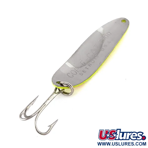 Eppinger Dardevle Cop-E-Cat 7300 UV (світиться в ультрафіолеті), жовтий/червоний/нікель, 10 г, блесна коливалка (колебалка) #10110