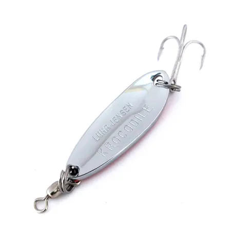 Luhr Jensen Krocodile, нікель/помаранчевий, 9 г, блесна коливалка (колебалка) #10125