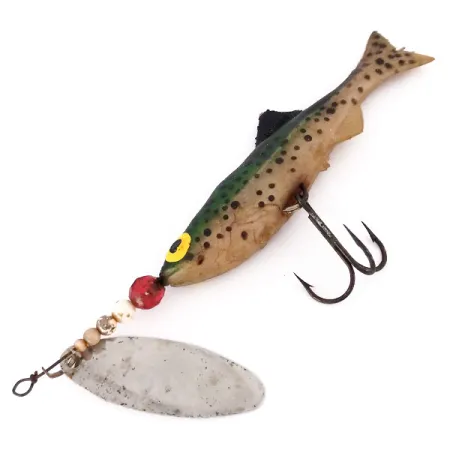 Renosky Lures Renosky Sonic Swing Minnow, срібло/форель, 14 г, блешня оберталка (вертушка) #10135