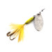Cotton Cordell Cotton Tail 0, нікель/жовтий, 1,7 г, блешня оберталка (вертушка) #10138