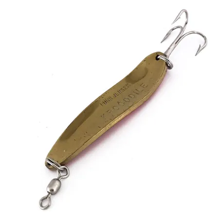 Luhr Jensen Krocodile DIE #4 UV (світиться в ультрафіолеті), золото/помаранчевий, 21 г, блесна коливалка (колебалка) #10159