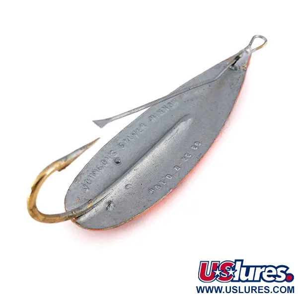  Незачіпляйка Johnson Silver Minnow UV (світиться в ультрафіолеті), , 17 г, блесна коливалка (колебалка) #10161