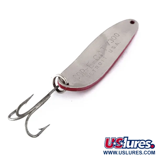 Eppinger Dardevle Cop-E-Cat 7400, червоний/білий/нікель, 14 г, блесна коливалка (колебалка) #10167