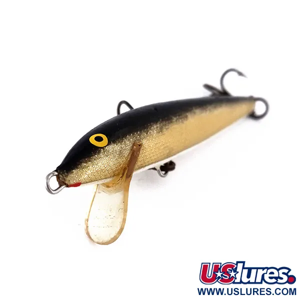 Rapala Original Floater F9, G (Gold), 4 г, воблер #10171