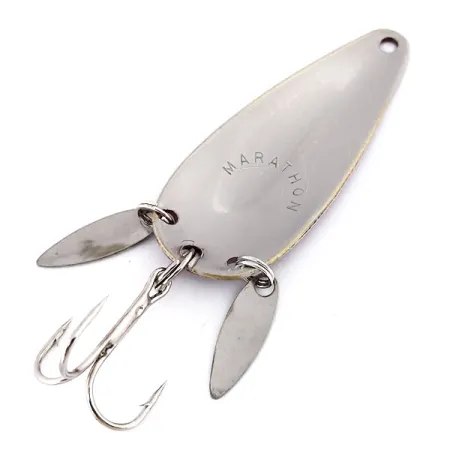 Marathon з пелюстками, бордовий/нікель, 12 г, блесна коливалка (колебалка) #10185