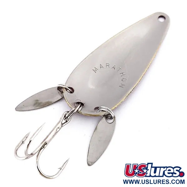 Marathon Bait Company Marathon з пелюстками, бордовий/нікель, 12 г, блесна коливалка (колебалка) #10185