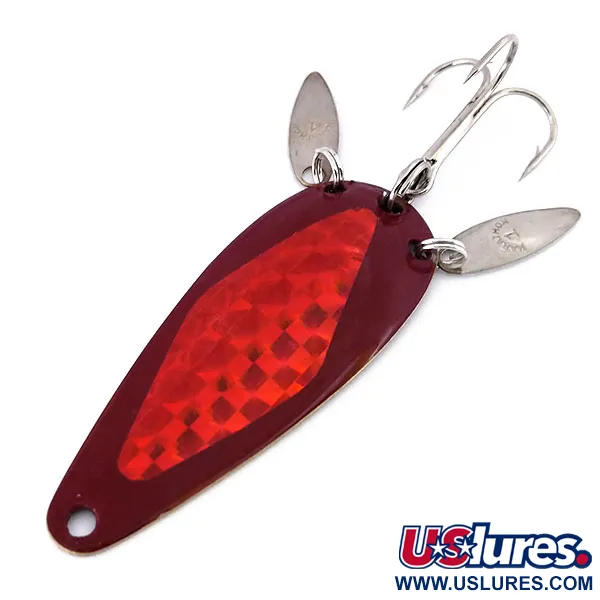 Marathon Bait Company Marathon з пелюстками, бордовий/нікель, 12 г, блесна коливалка (колебалка) #10185