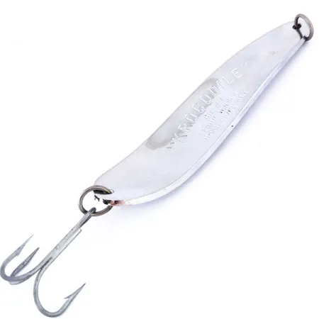 Luhr Jensen Krocodile DIE #7, нікель, 94 г, блесна коливалка (колебалка) #10186