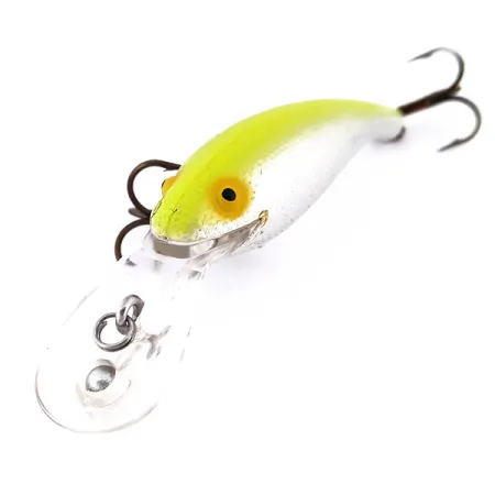 Cotton Cordell Wally Diver, срібло/шартрез, 7 г, воблер #10217