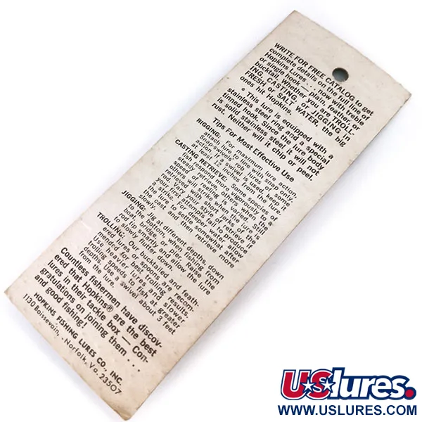 Hopkins No=Eql, пількер