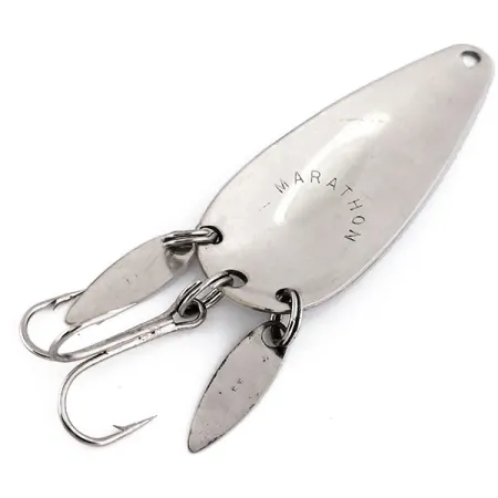 Marathon з пелюстками, нікель, 12 г, блесна коливалка (колебалка) #10276