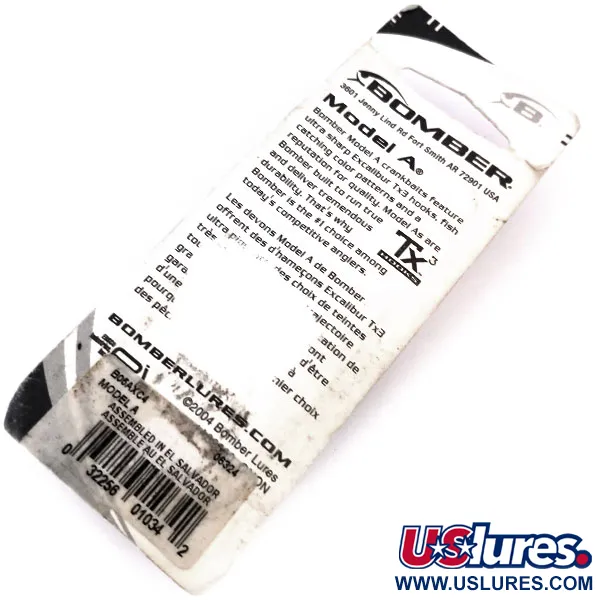  Bomber model 7A baby striper, , 9 г, воблер #10284