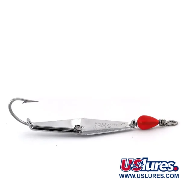 James E. Clark  Clark Spoon, нікель, 15 г, блесна коливалка (колебалка) #10295