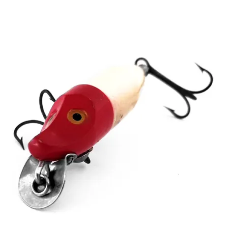 Heddon Floating River Runt Spook, червоний/білий, 12 г, воблер #10313
