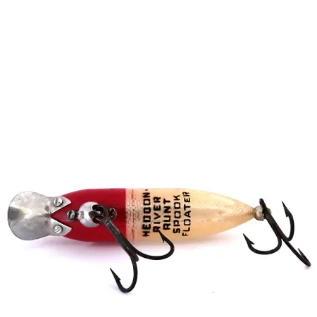 Heddon Floating River Runt Spook, червоний/білий, 12 г, воблер #10313