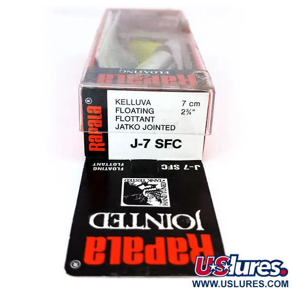 Rapala Jointed J-7, SFC, 4 г, воблер #10317
