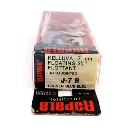 Rapala Jointed J-7, B (Blue), 4 г, воблер #10318