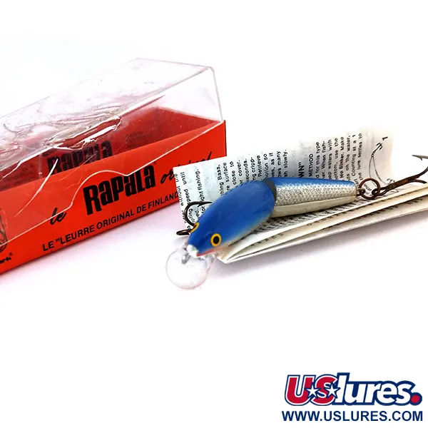 Rapala Jointed J-7, B (Blue), 4 г, воблер #10318