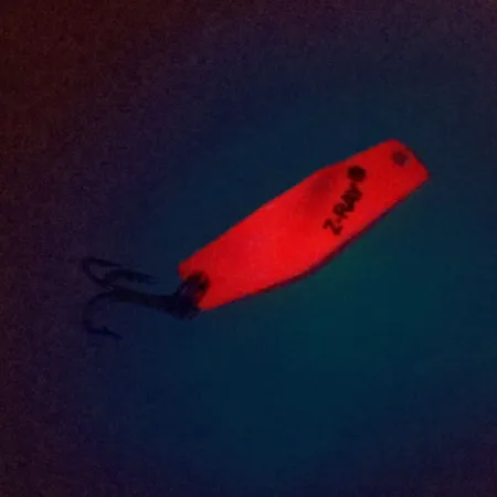 Z-RAY Lures Z-Ray Model 115 UV (світиться в ультрафіолеті), неоновий червоний, 4 г, блесна коливалка (колебалка) #10333