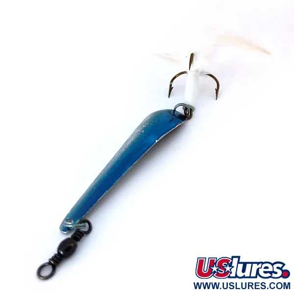  Panther Martin Alborella Como Tirlindanana con Penna, нікель/синій, 7 г, блесна коливалка (колебалка) #12235