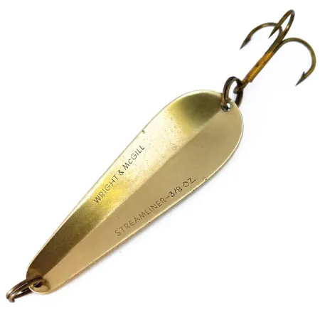 Wright & McGill Streamliner, латунь, 11 г, блесна коливалка (колебалка) #10364