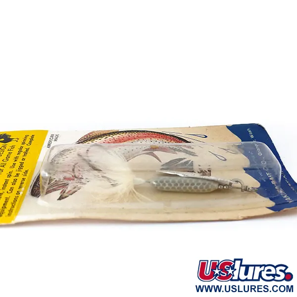 Yakima Bait Worden’s Original Rooster Tail 4, срібло, 7 г, блешня оберталка (вертушка) #10379