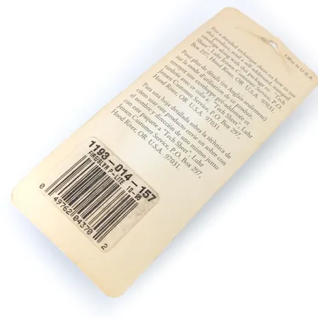 Luhr Jensen Hus-lure, помаранчевий/голограма, 7 г, блесна коливалка (колебалка) #10386