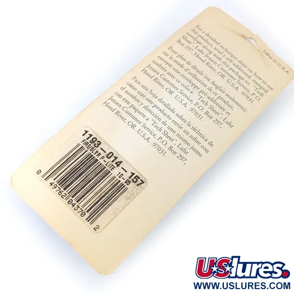 Luhr Jensen Hus-lure, помаранчевий/голограма, 7 г, блесна коливалка (колебалка) #10386