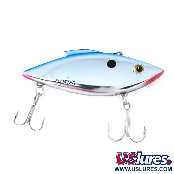  Bill Lewis Rat-L-Trap Floater RT 258, RT 258 Chrome Black Blue, 9,5 г, воблер #10393