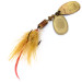  Mepps Double Blade Aglia 3 Dressed, золото/червоний, 9 г, блешня оберталка (вертушка) #10403