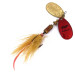  Mepps Double Blade Aglia 3 Dressed, золото/червоний, 9 г, блешня оберталка (вертушка) #10403