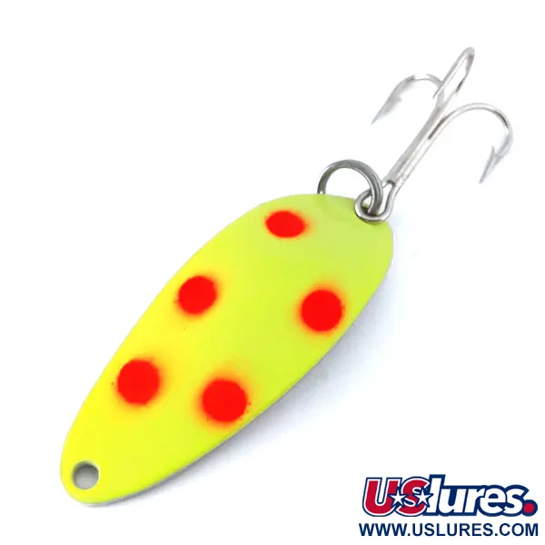 Seneca Little Cleo (Hula Girl), жовтий/червоний/нікель, 10 г, блесна коливалка (колебалка) #10408