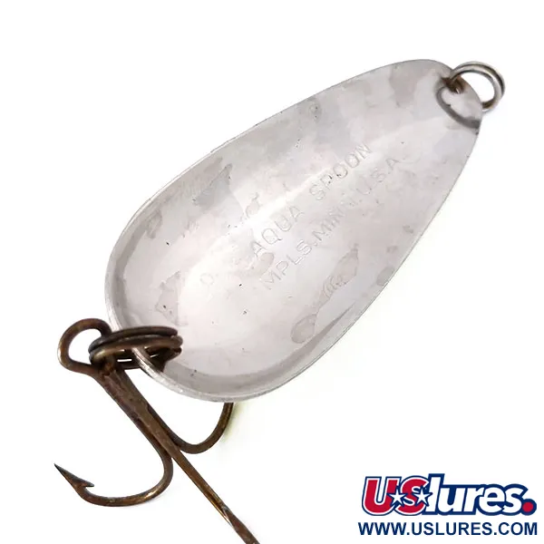 Nebco Aqua Spoon UV (світиться в ультрафіолеті), жовтий/червоний/нікель, 14 г, блесна коливалка (колебалка) #10422