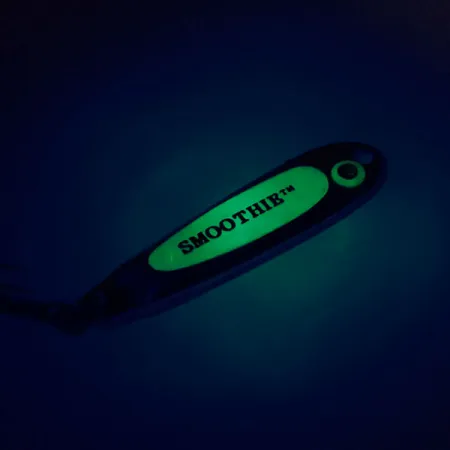 Hopkins Smoothie, пількер UV (світиться в ультрафіолеті та в темряві), зелений/рожевий/нікель, 11 г, блесна коливалка (колебалка) #10424