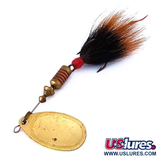  Mepps Aglia 3 dressed (з хвосту білки) Fluo UV (світиться в ультрафіолеті), Fluo, 7,3 г, блешня оберталка (вертушка) #10431