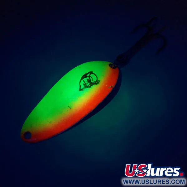 Eppinger Dardevle Devle-Dog 5300 UV (світиться в ультрафіолеті), жовтий/червоний/нікель, 10 г, блесна коливалка (колебалка) #10449