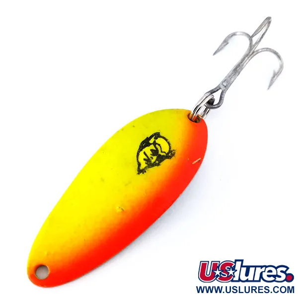 Eppinger Dardevle Devle-Dog 5300 UV (світиться в ультрафіолеті), жовтий/червоний/нікель, 10 г, блесна коливалка (колебалка) #10449