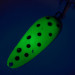 Nebco Aqua Spoon, зелений/чорний/нікель, 17 г, блесна коливалка (колебалка) #10503