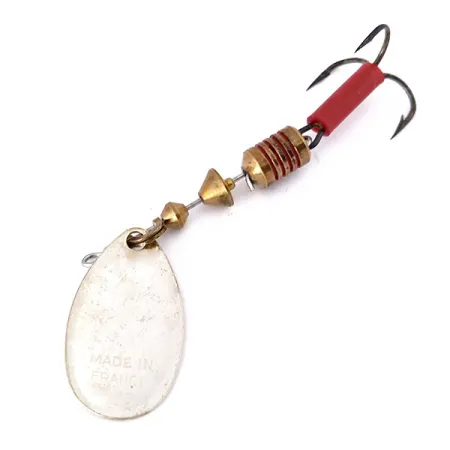 Mepps Aglia 2, модель 1970-х років, срібло, 4,5 г, блешня оберталка (вертушка) #10516