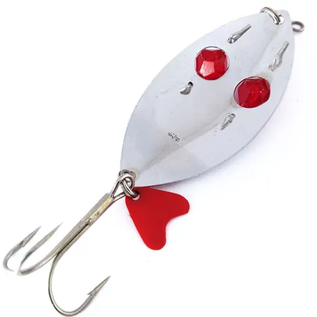 Herter's Glass eye spoon, нікель/червоний, 19 г, блесна коливалка (колебалка) #10522