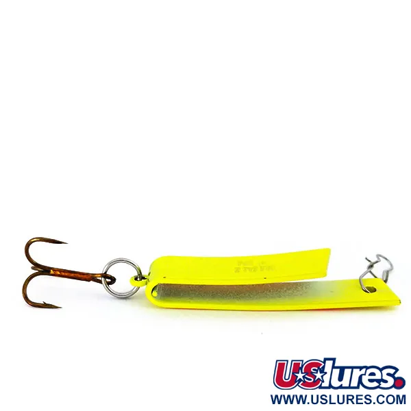 South Bend Super-Duper 503 UV (світиться в ультрафіолеті), жовтий/червоний, 4,3 г, блесна коливалка (колебалка) #10602