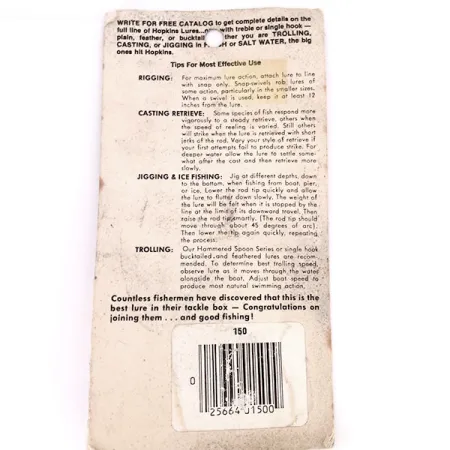 Hopkins shorty 150, пількер, карбований нікель, 42 г, блесна коливалка (колебалка) #10617