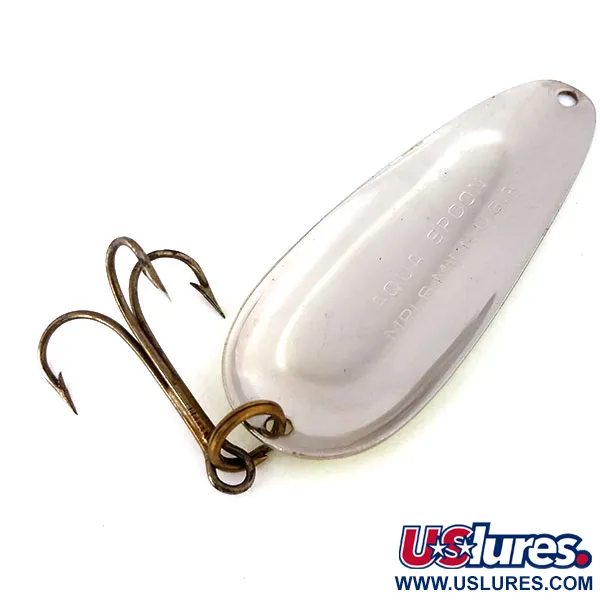 Nebco Aqua Spoon UV (світиться в ультрафіолеті), жовтий/червоний/нікель, 17 г, блесна коливалка (колебалка) #10623