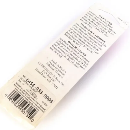 P.J.POP Luhr Jensen дерево, ручна робота, срібло/чорний, 17 г, воблер #10658