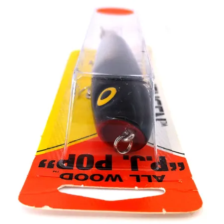 P.J.POP Luhr Jensen дерево, ручна робота, срібло/чорний, 17 г, воблер #10658