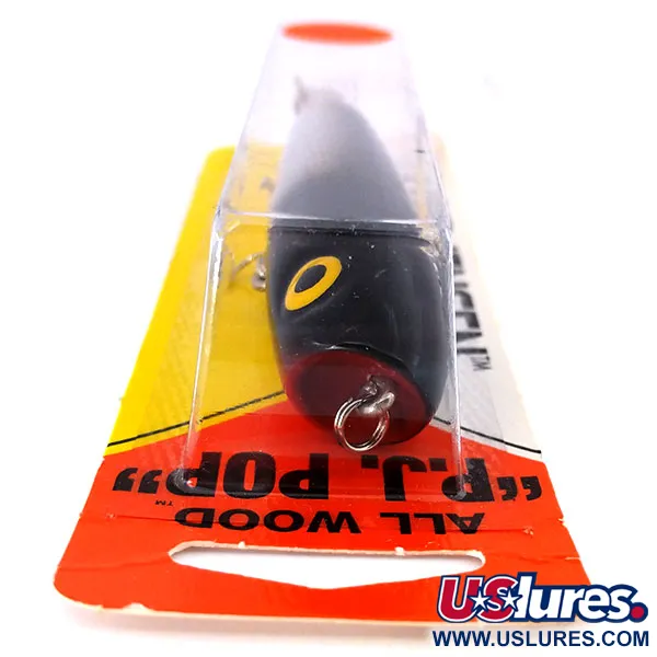  P.J.POP Luhr Jensen дерево, ручна робота, срібло/чорний, 17 г, воблер #10658